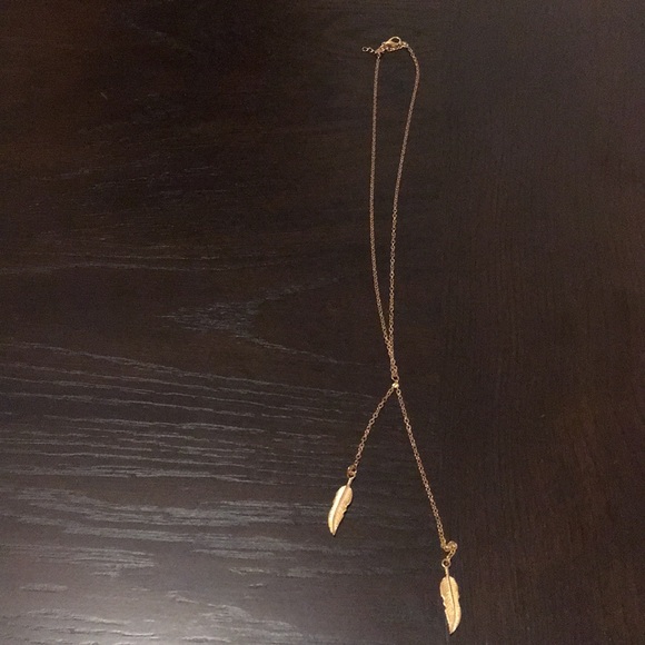 ⭐️Boho long necklace jewelry feather pendant - Picture 2 of 4